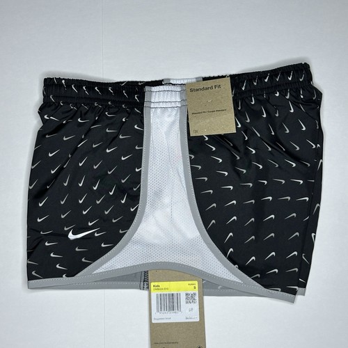 Nike Dri-fit Tempo Girl's Printed Running Shorts (Black) Size Small - Picture 6 of 10