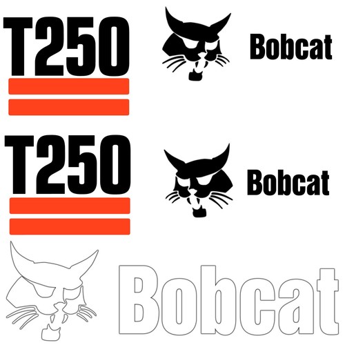 Multi-Color Bobcat Rear Decal Sticker – Aftermarket Vinyl For Skid Steer & More