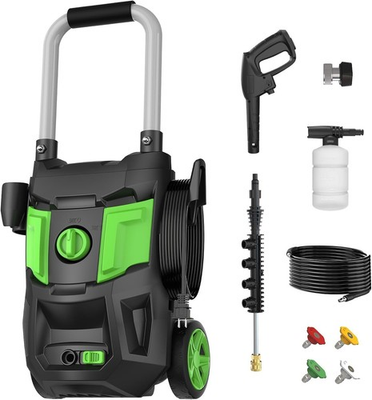 #ad YELLOW High Pressure Washer 4800PSI Power Washer with Foam Cannon $97.99