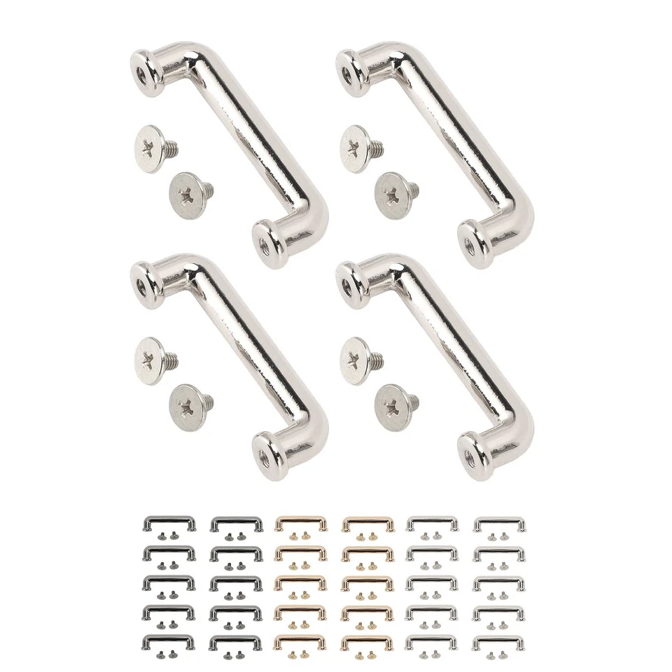 10 Sets Arch Bridge Buckle 31x7.5x6mm Metal D Ring Buckle Chain Strap Connector - Image 3 of 4