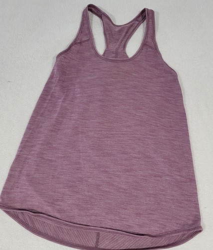 Lululemon Tank Top Womens Size 6 Purple Sleeveless Athletic Yoga Workout UC - Picture 2 of 4