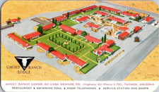 Tucson, Arizona Postcard Ghost Ranch Lodge 1950s