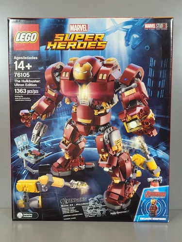 New Sealed LEGO 76105 Marvel Super Heroes The Hulkbuster Ultron Edition 1363pcs