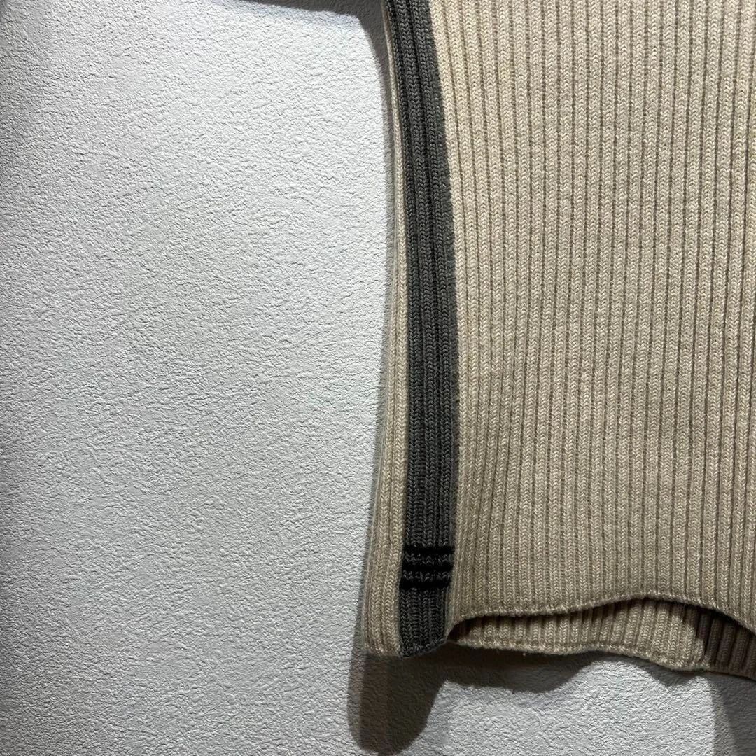 Maglione Stone Island 03AW maglia lana collo tartaruga logo toppa taglia M