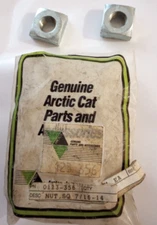 Arctic Cat  Square Nut NOS 0123-356 Qty. 2  (L-6755)