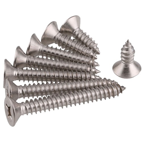 M2 M2.2 M2.6 Stainless Steel Phillips Flat Countersunk Head Tapping Wood Screws - Picture 10 of 16