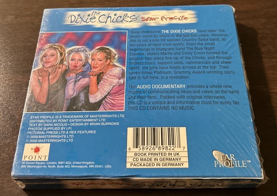 Star Profile by Dixie Chicks (CD, Mar-2000, Master Dance Tones) NEW SEAL IMPORT - Image 2 of 2