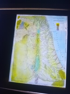 Magic Lantern Slides Palastien Map 