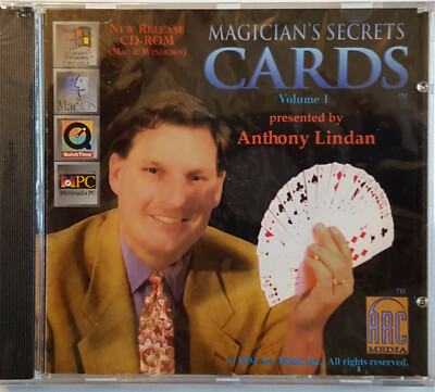 Magicians Secrets: Cards Vol. 1 CD-ROM  Win/Mac Brand New Sealed  FREE Shipping