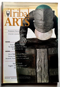 Tribal Arts Magazine Summer/Autumn 2002 - Micronesian Art Bahr-el-Ghazal Enggano