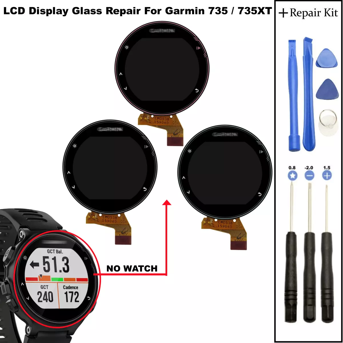 Garmin forerunner 735xt repair sales