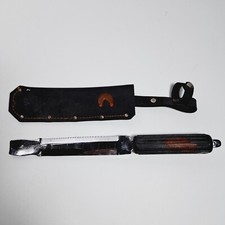 Vintage Valor 722 Divers Stainless Steel Scuba Dive Knife with Sheath Japan