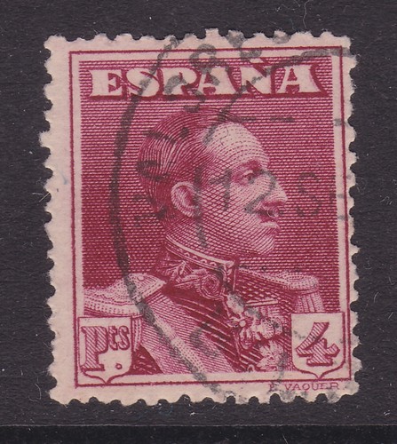 Spain 1922/30 - King Alfonso XIII 4 pesetas Edifil nº 322 used