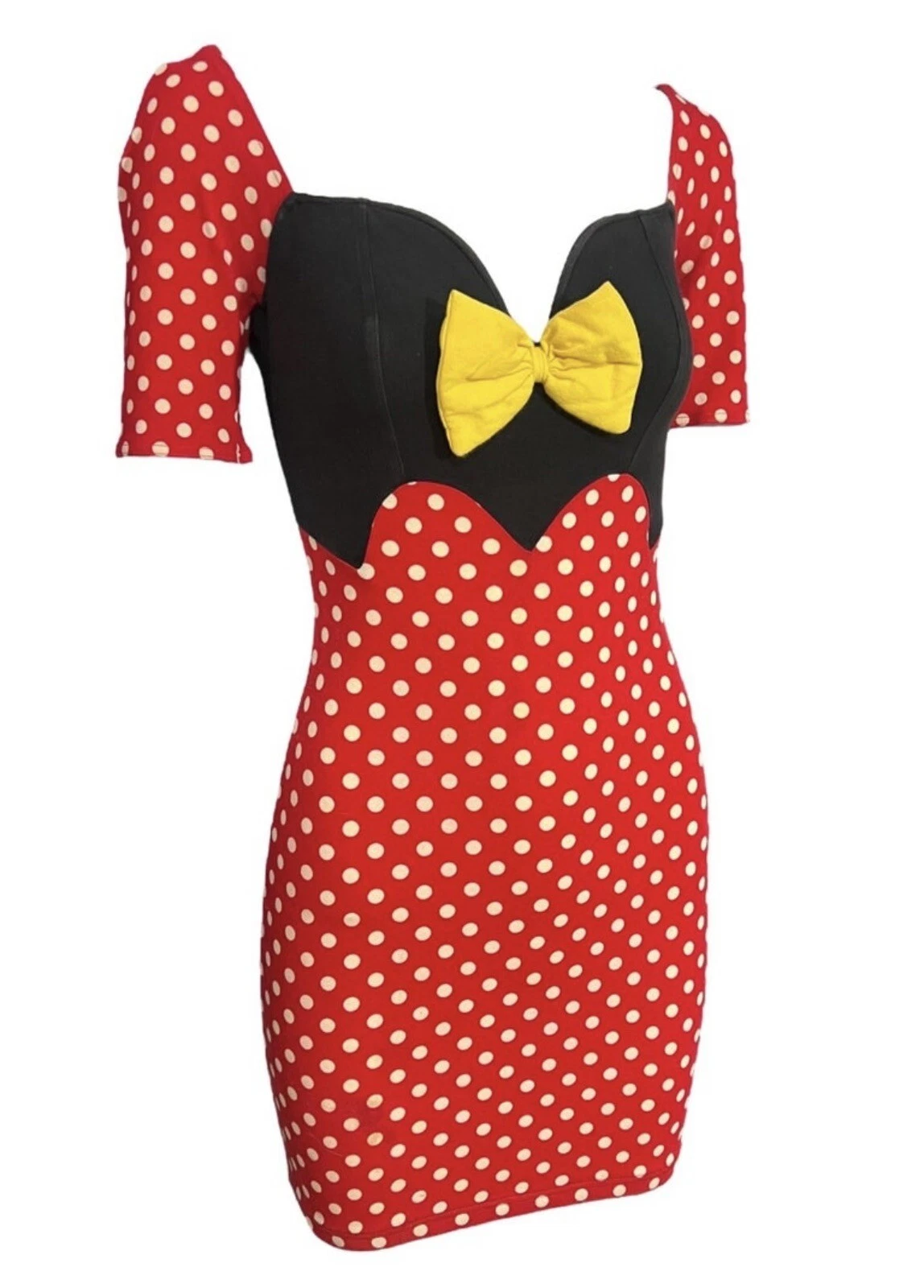 Mini abito vintage in maglia Minnie Mo Moschino Mare anni 80