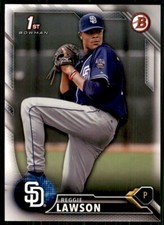 2016 Bowman Draft Picks & Prospects Reggie Lawson San Diego Padres #BD-109