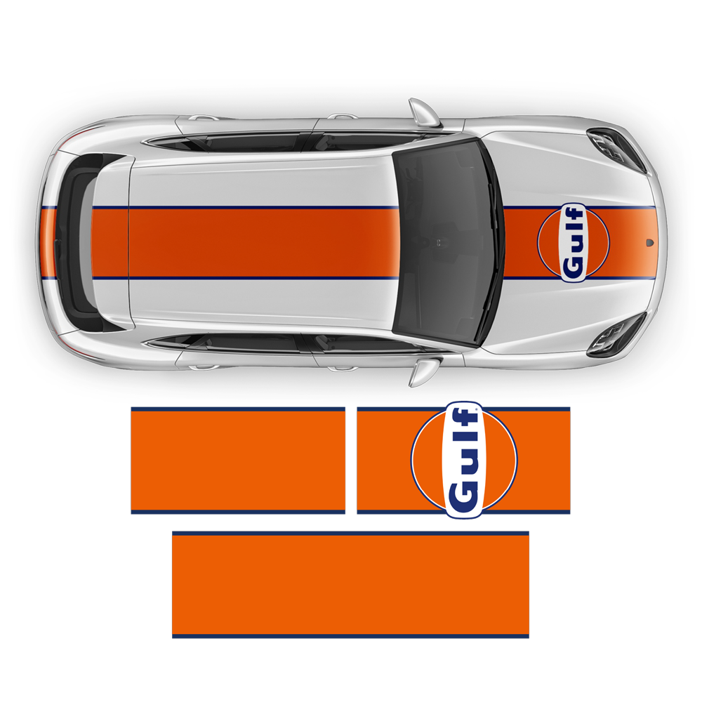 Le Mans Martini Racing Stripe + Logo universel* Sticker bandes PORSCHE 911 BMW | UK