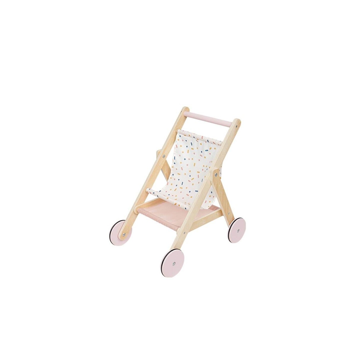 Tooky Toys Unisex Wooden Dolls Pushchair 00 Doll Accesory UK