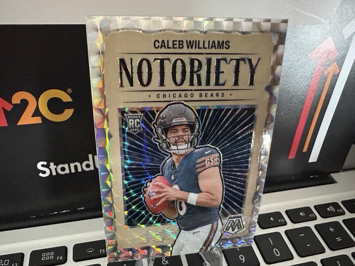 2024 Mosaic Caleb Williams * Notoriety * Silver Prizm RC Rookie