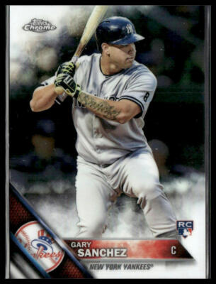 Gary Sanchez #143 Rookie 2016 Topps Chrome New York Yankees