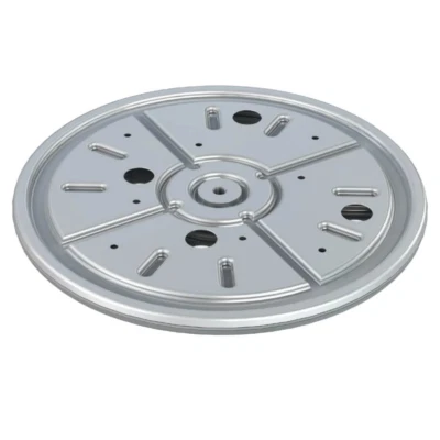 Drehkranz Stahl Drehplatte 360° kugelgelagert 300 kg Drehteller Schwerlast Ø 282 - Bild 1 von 4