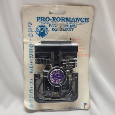 Pro-Formance Pro Hunter - Bow Hunting Pro Series Pin Sight - Black - USA NOS
