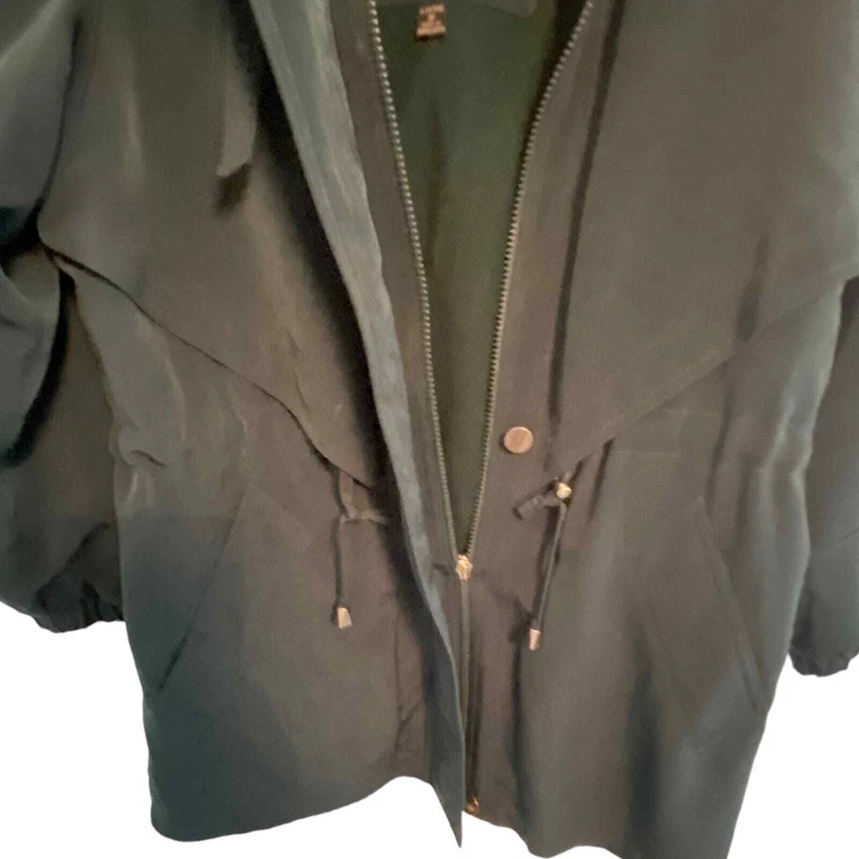 FLEET STREET Jacket Womens Medium Petite Full Zipper Front All Weather lined - Image 3 of 4