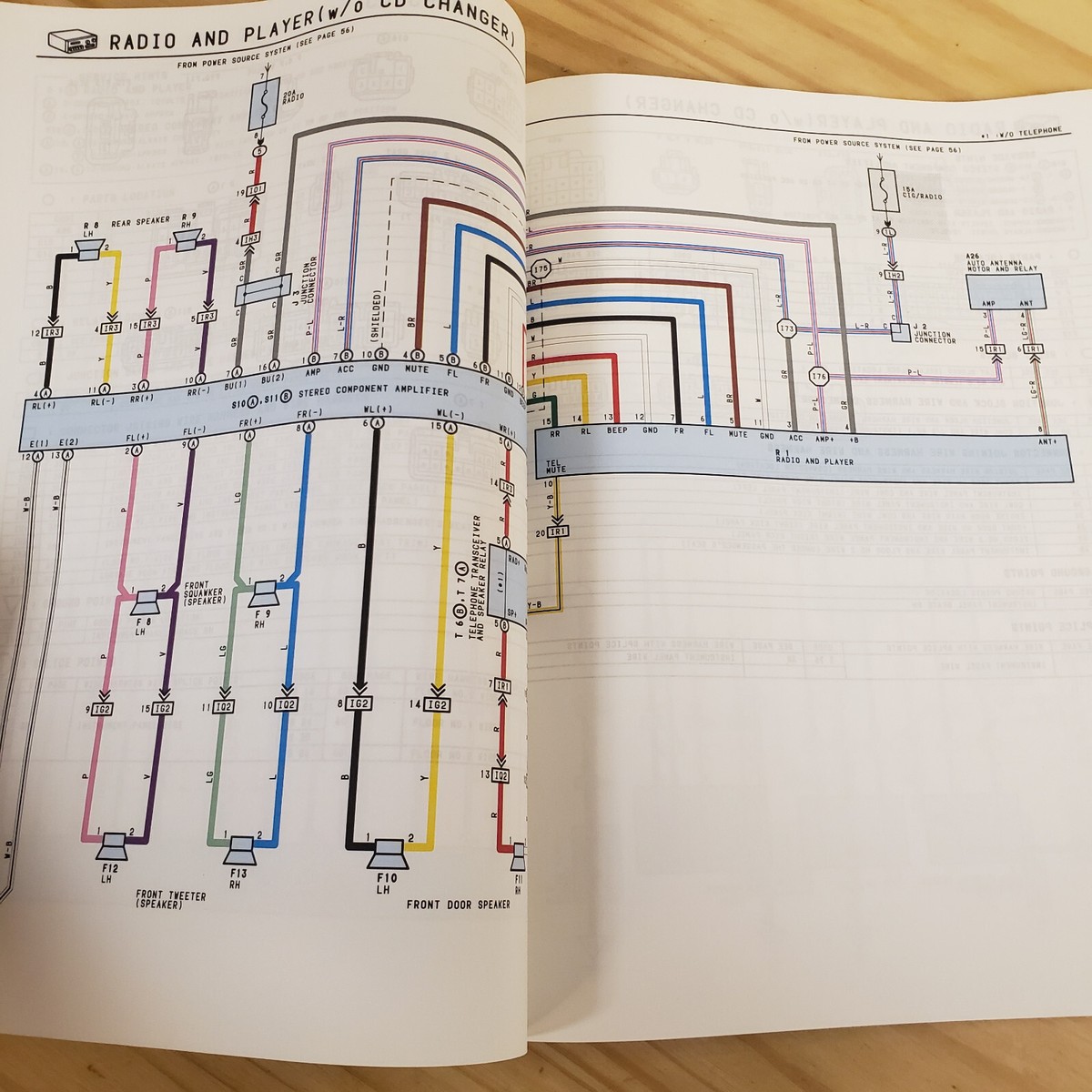 1993 Lexus ES 300 Wiring Diagram Manual Original ES300 Electrical