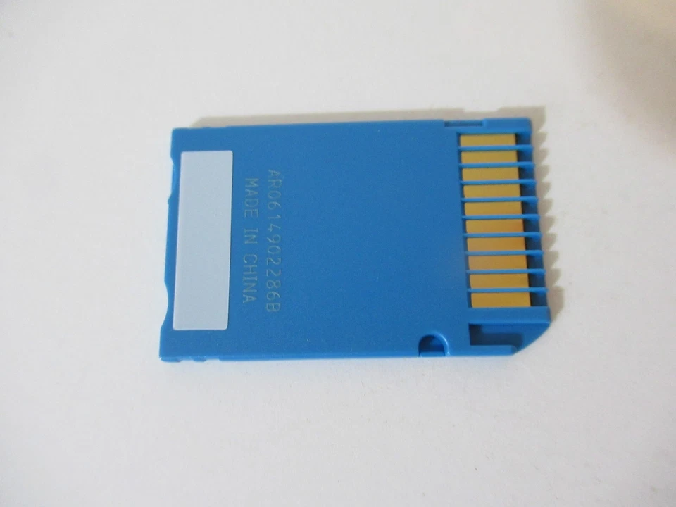 256MB BLUE SANDISK MEMORY STICK PRO DUO CARD MAGICGATE New Old Stock - Image 3 of 4