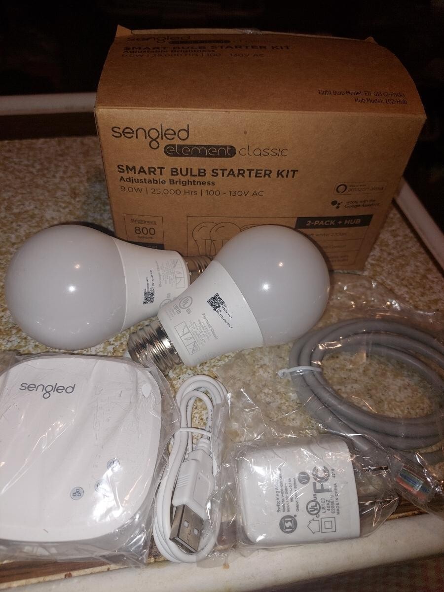 Sengled Smart Light Bulb Starter Kit, Smart Bulbs that Work with Alexa #-image