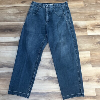 Vintage Guess Jeans Mens 34 Baggy Triangle Patch 10075 Made In USA