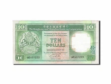 [#259345] Banknote, Hong Kong, 10 Dollars, 1989, 1989-01-01, EF(40-45)