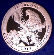 2012 S 25C Clad Proof EL YUNQUE AMERICA THE BEAUTIFUL QUARTER **IN STOCK**