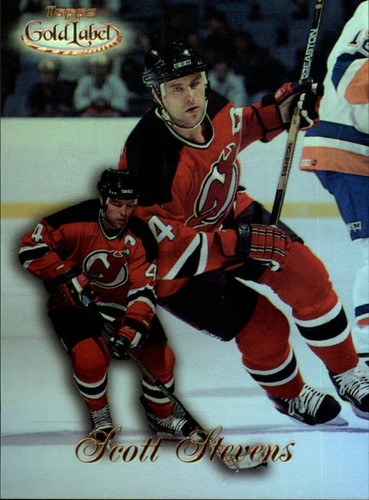 1998-99 Topps Gold Label Class 1 Devils Hockey Card #100 Scott Stevens - Picture 1 of 2