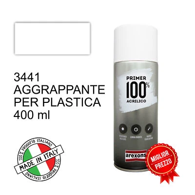 BOMBOLETTA AREXONS SPRAY 3441 Aggrappante per Plastica SMALTO 100% ACRILICO