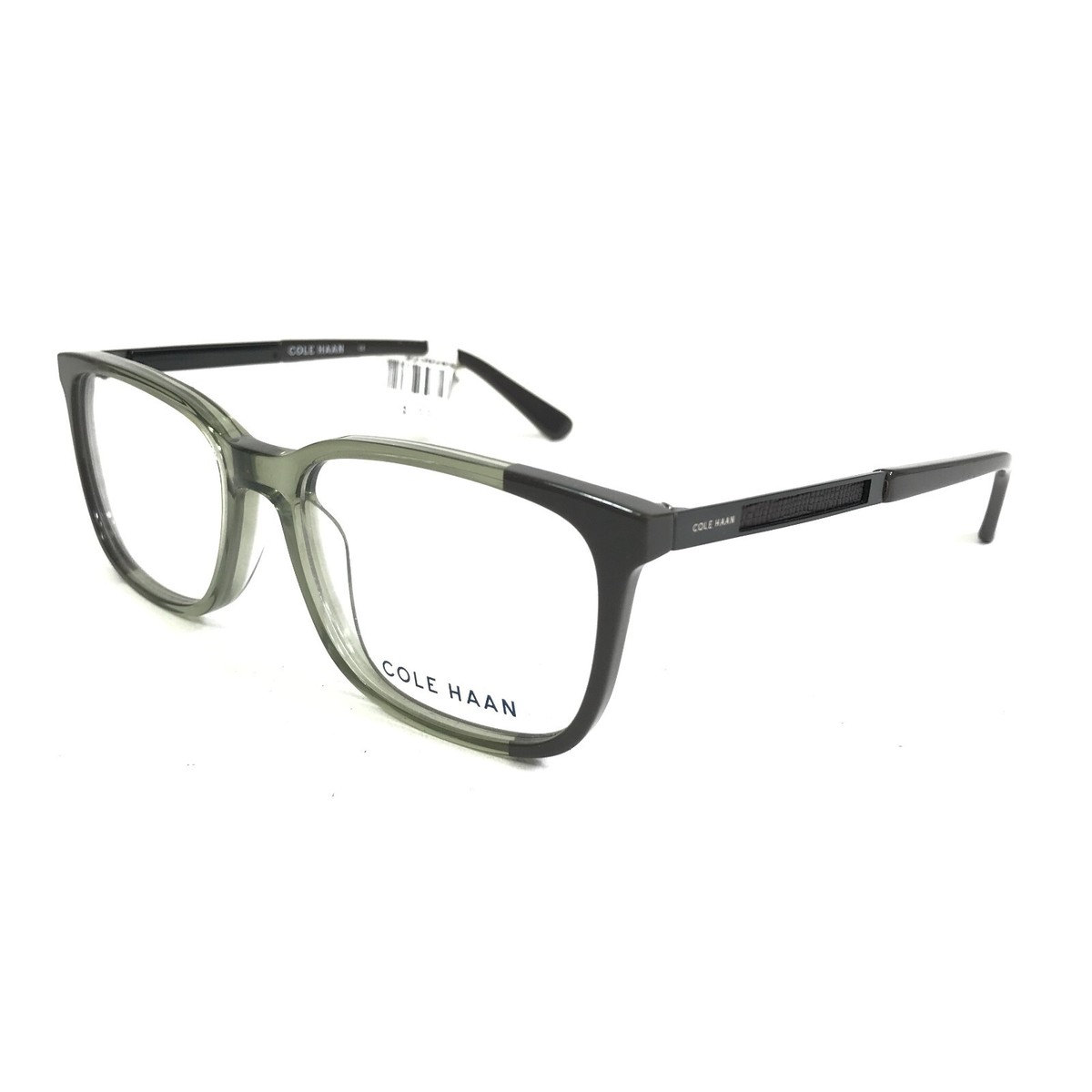 Cole Haan CH1027 Green‎ Eyeglass Frames 51 16 130 Full Rim H17960 Cole Haan Eyeglasses Frames CH4044 308 OLIVE CRYSTAL Clear  main image 3