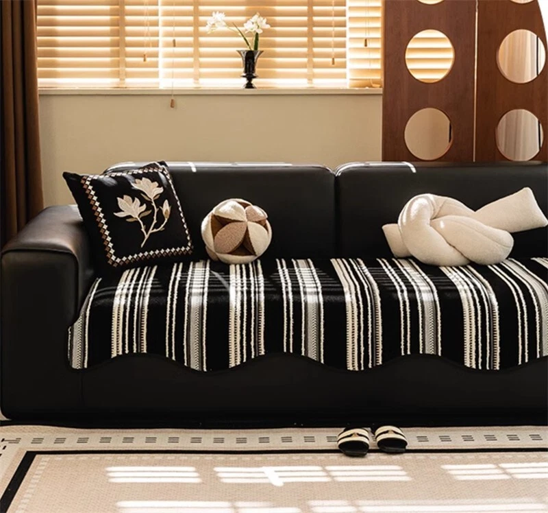 Funda de sofá moneda para sofá antideslizante cojín alfombrilla sofás universal toalla Foto 4 de 4