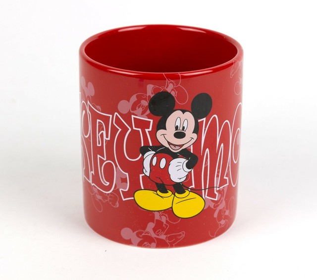 Disney Store Mickey Mouse Red Coffee Mug Cup eBay