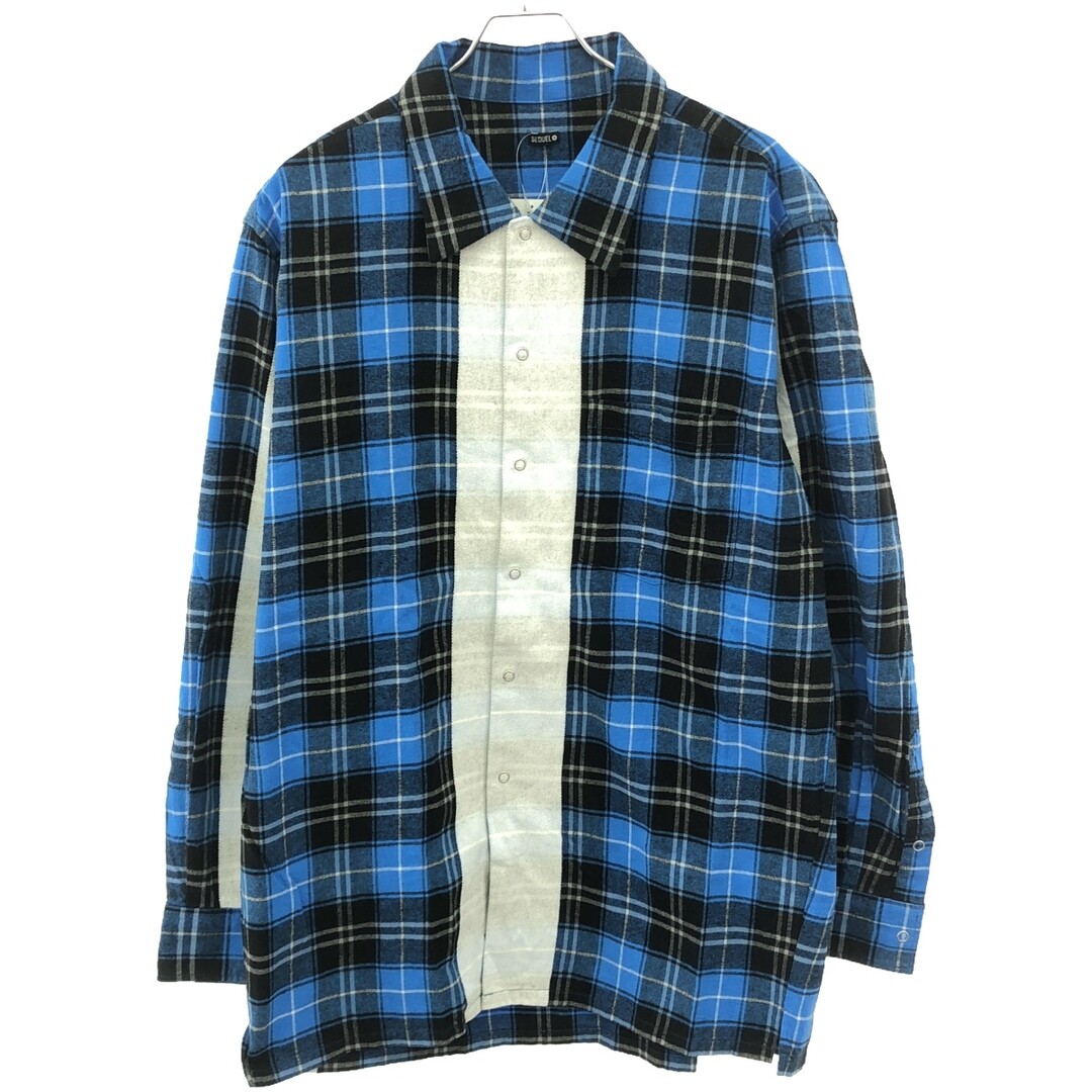SEQUEL 22SS Line Check Flannel Shirt Blue XL Used MESC-0 | eBay SEQUEL 22SS Line Check Flannel Shirt Blue XL Used MESC-0 | eBay