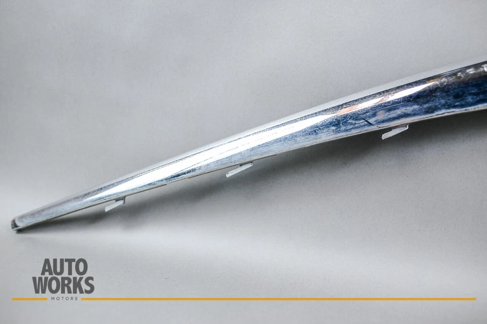 98-03 Jaguar XJ8 X308 Vanden Plas parachoques trasero derecho moldura cromada OEM 4 Foto 4 de 4