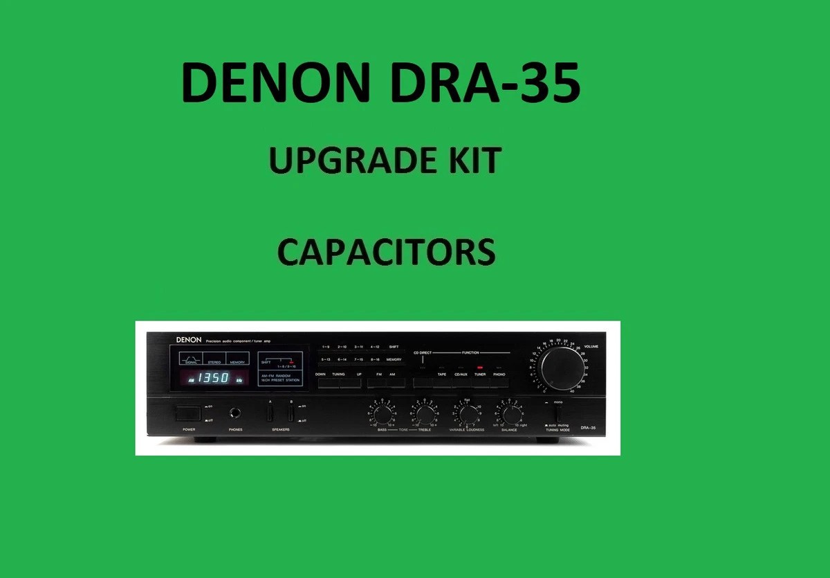 Stereo Receiver DENON DRA-35 Reparatursatz - alle Kondensatoren