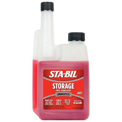 STA BIL Storage Fuel Stabilizer 16 Fl Oz Keeps Gas Fresh for 24 Months