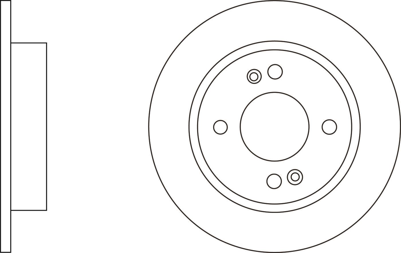 Genuine NAPA Rear Brake Discs & Pads Set Solid for Hyundai i10 eBay