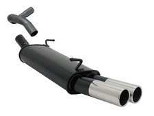 Sportauspuff für Seat Ibiza 6L 1.2 / 1.4-16V / 1.6  2x76mm ESD 02/2002 - 11/2009