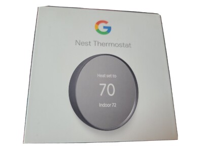Google Nest Smart Thermostat for Home, Programmable, App Controlled,Black