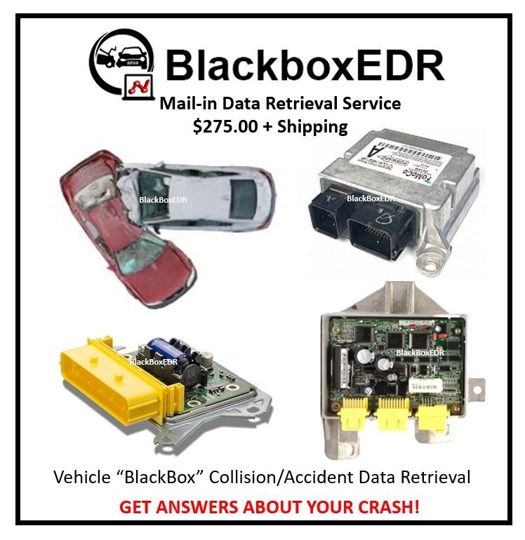 Vehicle BlackBOX EDR Accident Collision CRASH Data Retrieval