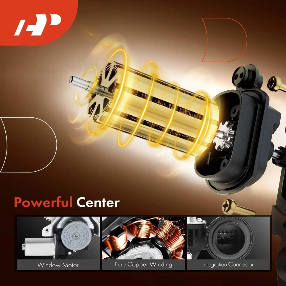 2 регулятора стеклоподъемника с двигателем для Toyota Prius Yaris Scion xD 2008-2014 - Изображение 4 из 4