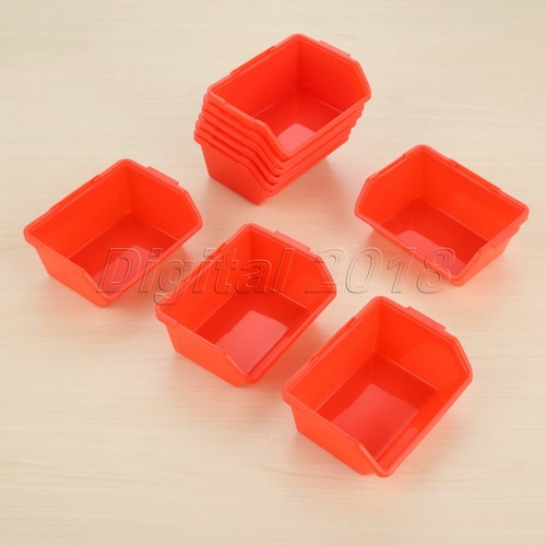 Plastic Bins Strong Stacking Storage Boxes Picking Bin Workshop Box Use at Home - Picture 9 of 11