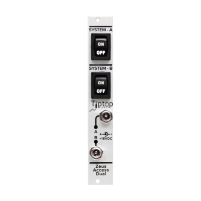 TipTop Audio Zeus Access Dual Front Panel Eurorack Modul