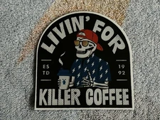 Dutch Bros Sticker August 2025 Livin’ For Killer Coffee UN-USED