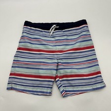 Lands End Swim Shorts Youth Boys L 14-16 Y Striped Multicolor .. 33756